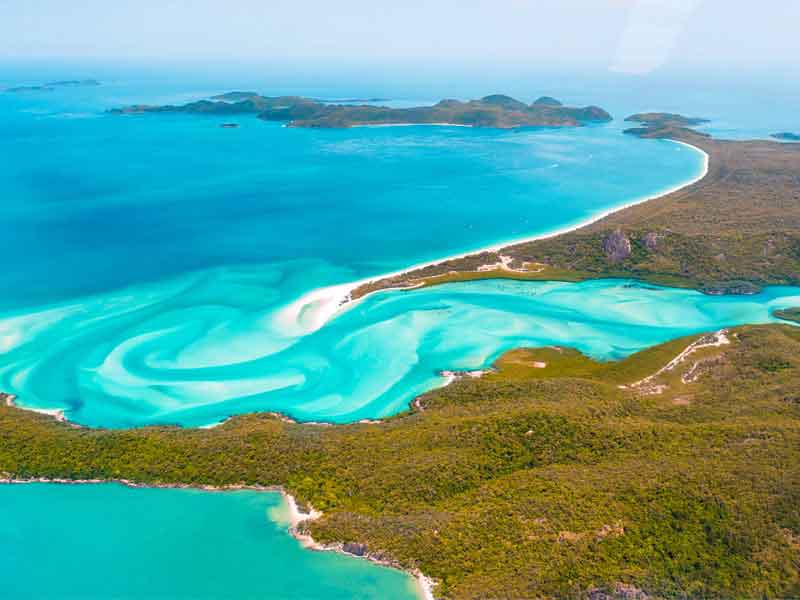 Whitehaven Beach Picture Taken From Seaplane 