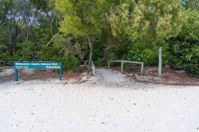 Sustainable camping at Whitehaven Beach
