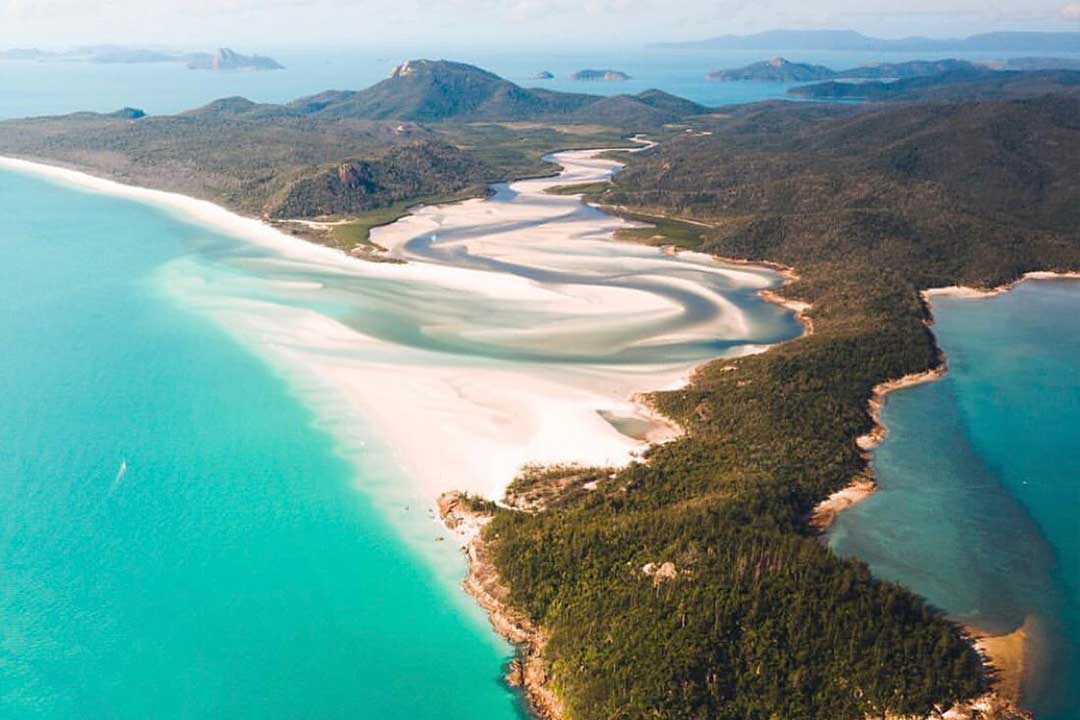 Hill Inlet Whitsundays at low tide