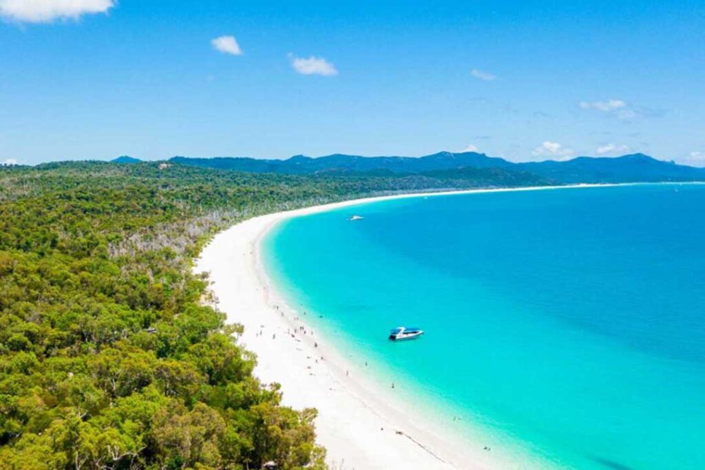 Camping Area at Whitehaven Beach