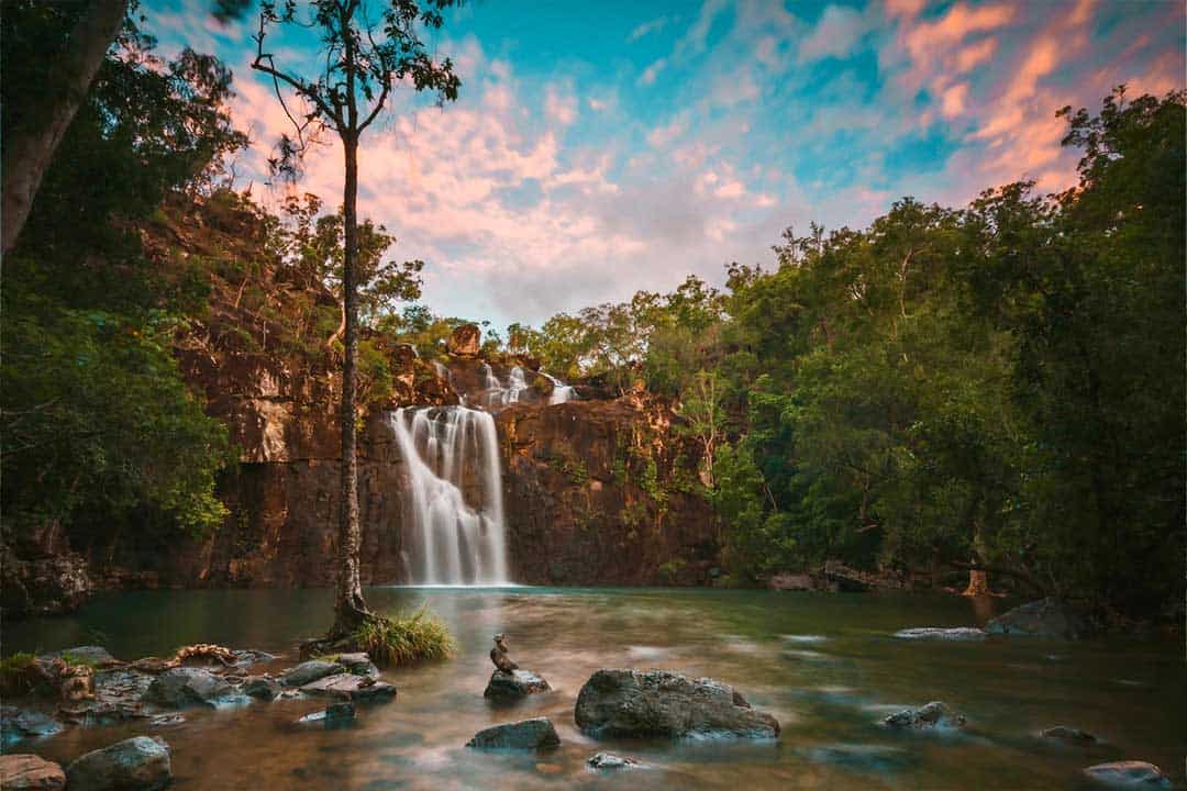 Cedar Creek water fall in Airlie Beach Queensland 4802