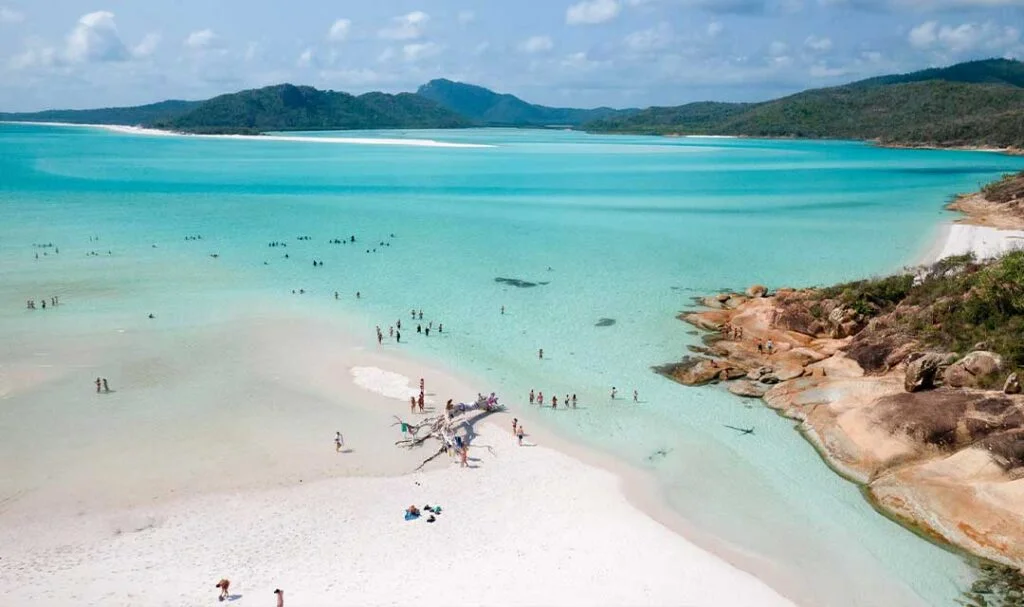 Bettys Beach on Whitsunday Island QLD AUD