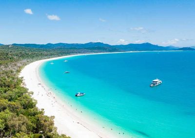 South Whitehaven Beach taken from a drone
