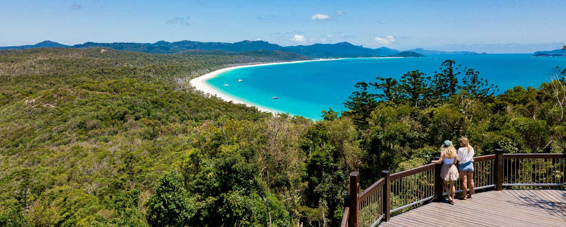 View of Whitehaven Beach From The South Lookout