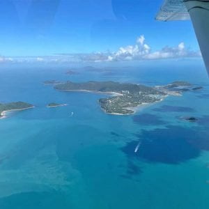 Hamilton Island from a scenic flight