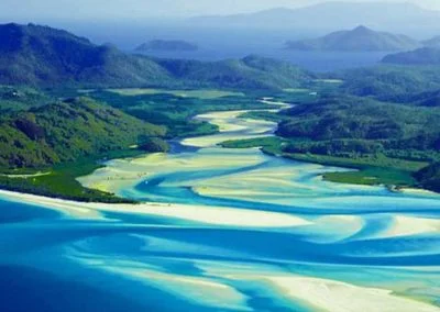 Hill Inlet swirling sand