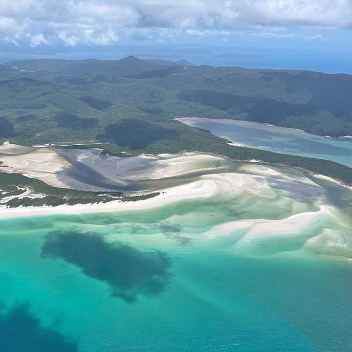 Reef + Whitehaven Beach Whitsundays Scenic Flight (70 Min)