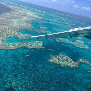 Great Barrier Reef from a scenic flight