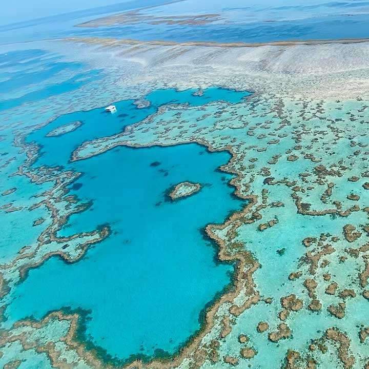 Heart Reef Whitsundays in the Whitsundays Sea and Sky Combo