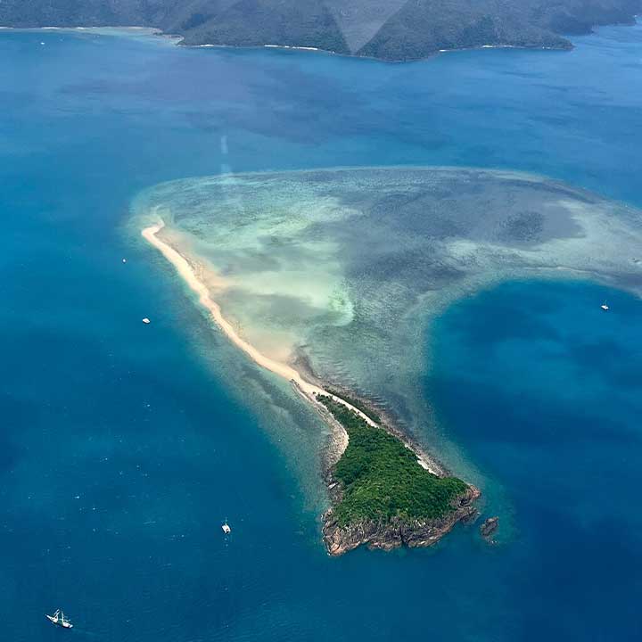 Langford Island and reef