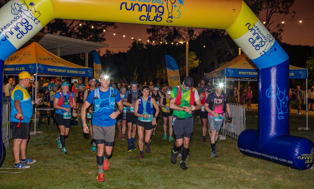 start line at Whitsunday Trail Fest 