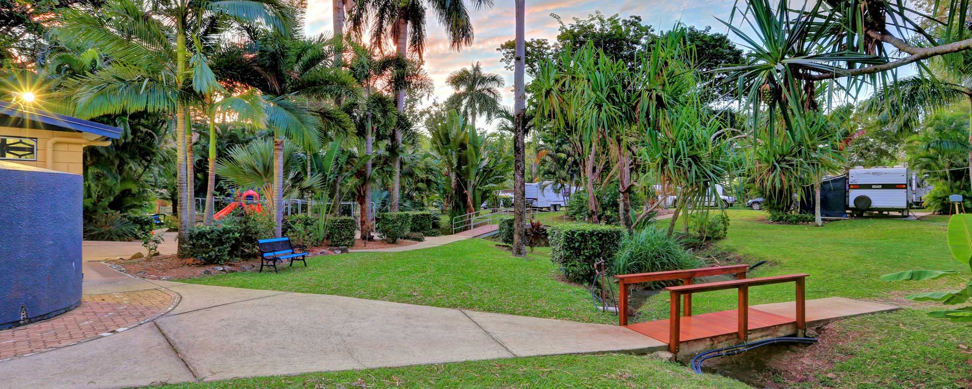 BIG4 Whitsundays Tropical Eco Resort is one of the pet friendly caravan parks in Airlie Beach