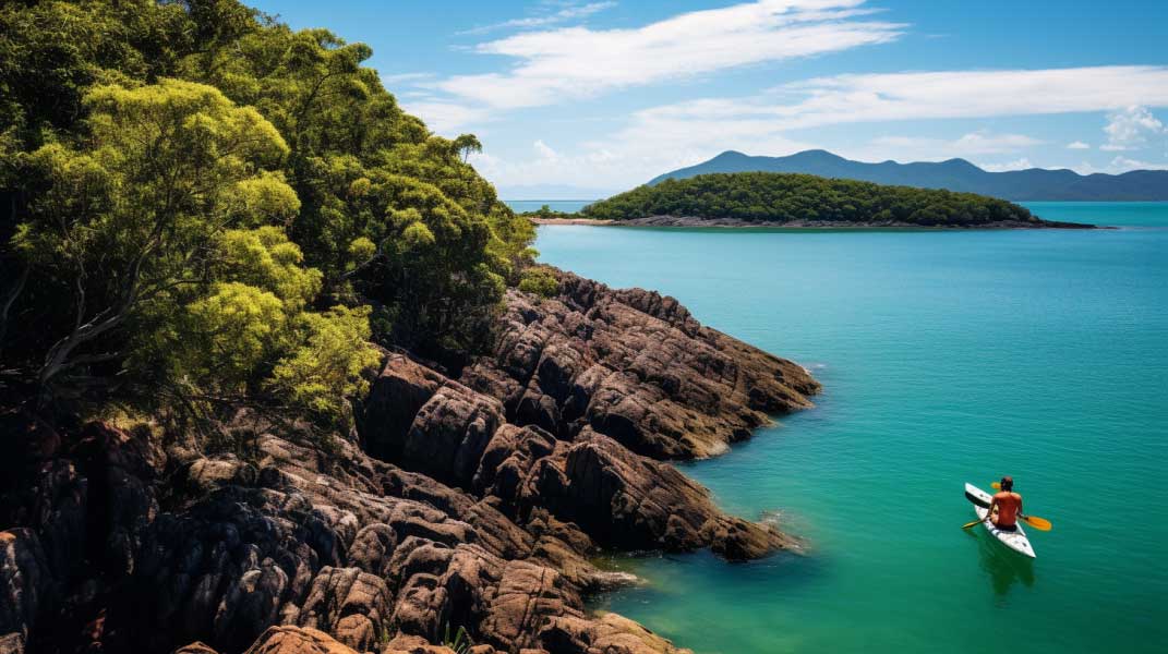 Molle Islands National Park in the Whitsundays