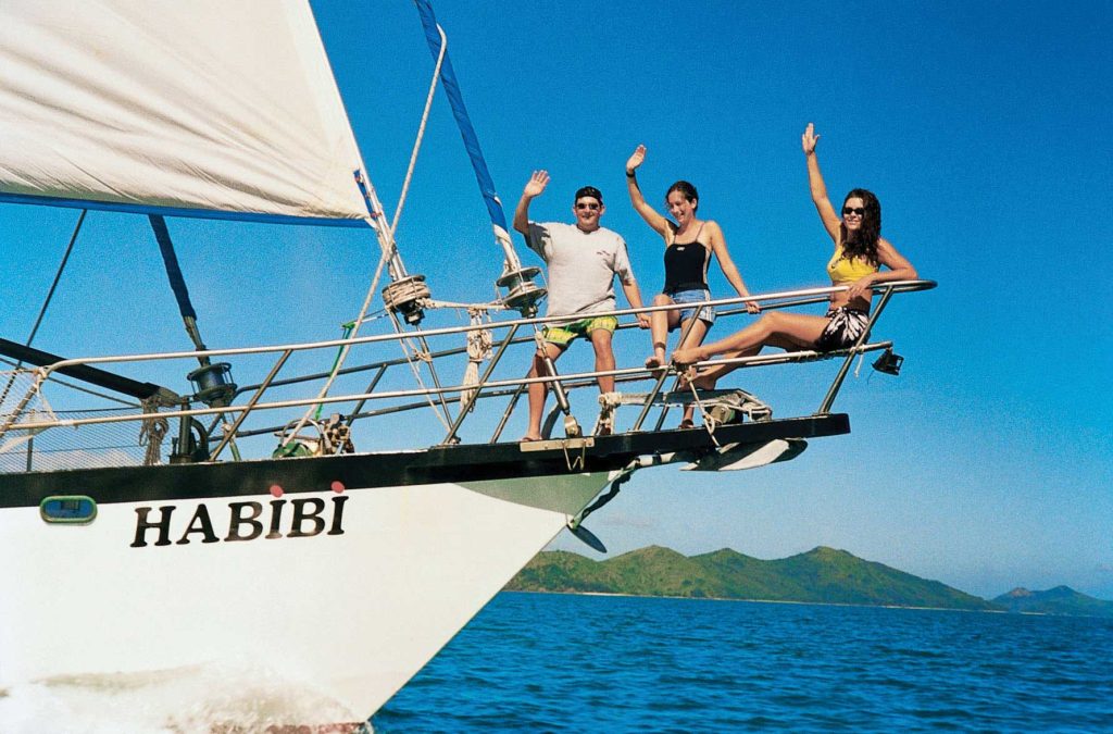 Habibi Whitsundays sailing in the whitsunday islands