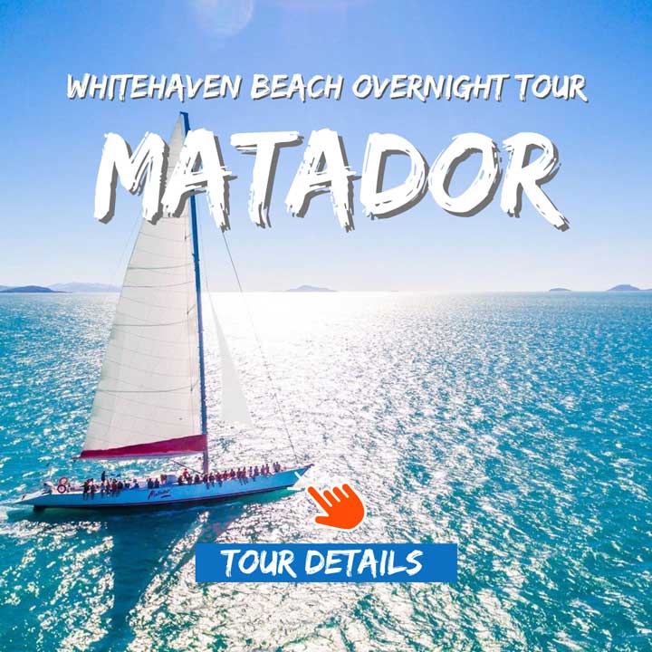 Matador Whitsundays 2 Day 1 Night Sailing Tour to Whitehaven Beach, Hill Inlet and Whitsunday Islands